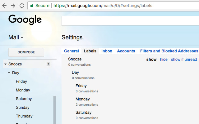 Gmail Snooze Plus from Chrome web store to be run with OffiDocs Chromium online Gmail Snooze Plus from Chrome web store to be run with OffiDocs Chromium online