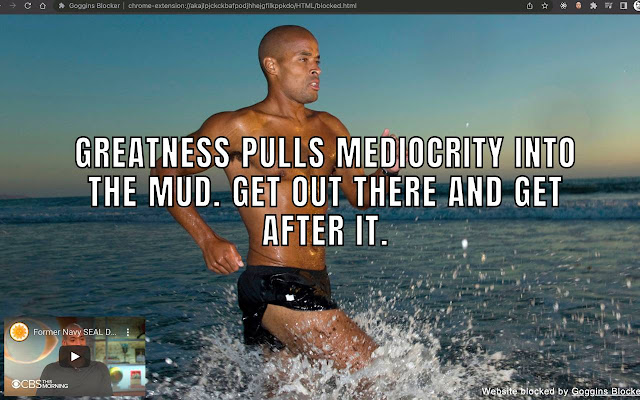 Goggins Blocker from Chrome web store to be run with OffiDocs Chromium online Goggins Blocker from Chrome web store to be run with OffiDocs Chromium online