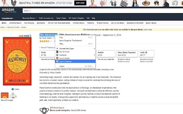 Goodreads Context Search from Chrome web store to be run with OffiDocs Chromium online Goodreads Context Search from Chrome web store to be run with OffiDocs Chromium online