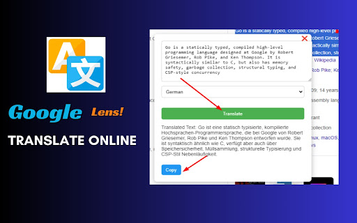 Google Lens Translate Online from Chrome web store to be run with OffiDocs Chromium online Google Lens Translate Online from Chrome web store to be run with OffiDocs Chromium online