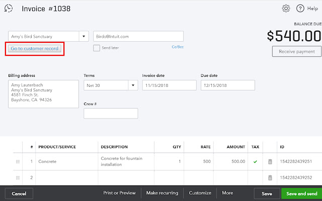 Go to Customer Button for QuickBooks Online from Chrome web store to be run with OffiDocs Chromium online Go to Customer Button for QuickBooks Online from Chrome web store to be run with OffiDocs Chromium online