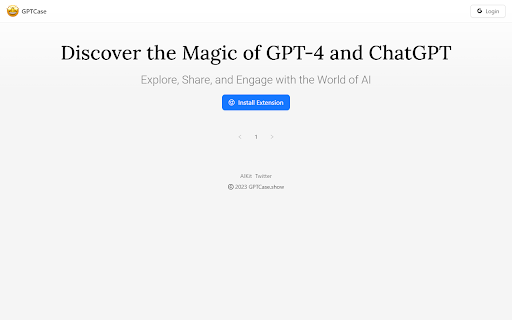 GPTCase ChatGPT Conversation Sharing from Chrome web store to be run with OffiDocs Chromium online GPTCase ChatGPT Conversation Sharing from Chrome web store to be run with OffiDocs Chromium online
