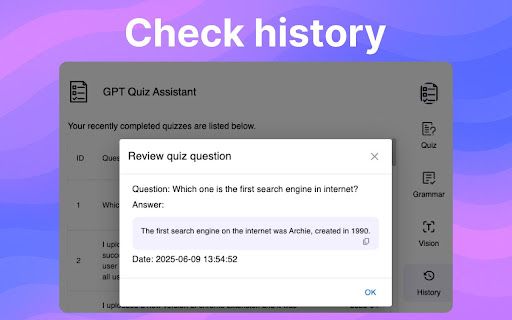 GPT Quiz Assistant from Chrome web store to be run with OffiDocs Chromium online GPT Quiz Assistant from Chrome web store to be run with OffiDocs Chromium online