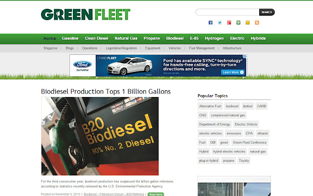 Green Fleet Magazine from Chrome web store to be run with OffiDocs Chromium online Green Fleet Magazine from Chrome web store to be run with OffiDocs Chromium online