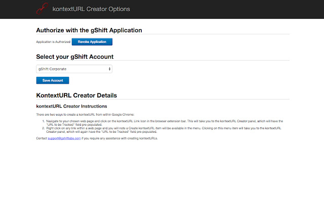 gShift kontextURL Creator from Chrome web store to be run with OffiDocs Chromium online gShift kontextURL Creator from Chrome web store to be run with OffiDocs Chromium online