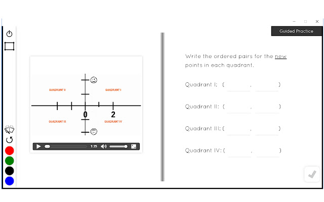 Guzinta Math: Quadrants in the Plane from Chrome web store to be run with OffiDocs Chromium online Guzinta Math: Quadrants in the Plane from Chrome web store to be run with OffiDocs Chromium online