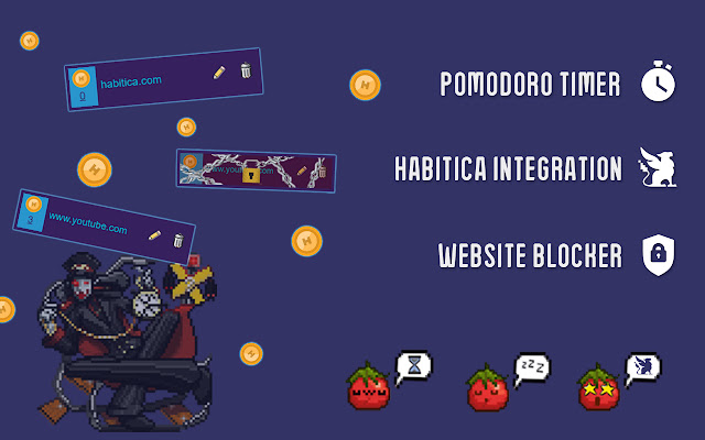 Habitica Pomodoro SiteKeeper from Chrome web store to be run with OffiDocs Chromium online Habitica Pomodoro SiteKeeper from Chrome web store to be run with OffiDocs Chromium online