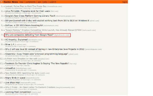 Hacker News New Tab from Chrome web store to be run with OffiDocs Chromium online Hacker News New Tab from Chrome web store to be run with OffiDocs Chromium online
