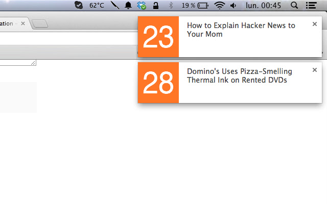 Hacker News Notification from Chrome web store to be run with OffiDocs Chromium online Hacker News Notification from Chrome web store to be run with OffiDocs Chromium online