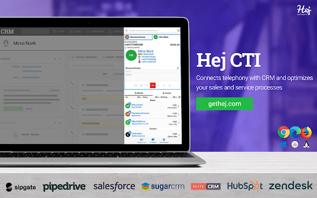 Hej CTI from Chrome web store to be run with OffiDocs Chromium online Hej CTI from Chrome web store to be run with OffiDocs Chromium online