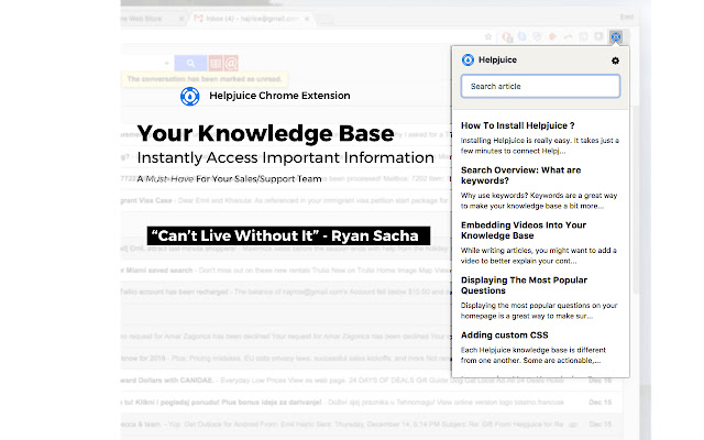 Helpjuice from Chrome web store to be run with OffiDocs Chromium online Helpjuice from Chrome web store to be run with OffiDocs Chromium online