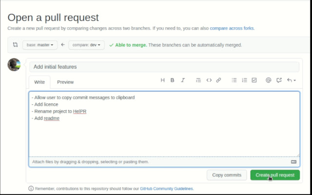 HelPR from Chrome web store to be run with OffiDocs Chromium online HelPR from Chrome web store to be run with OffiDocs Chromium online