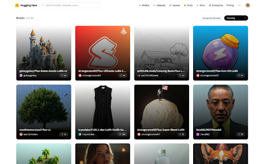 HF Hub Gallery View from Chrome web store to be run with OffiDocs Chromium online HF Hub Gallery View from Chrome web store to be run with OffiDocs Chromium online