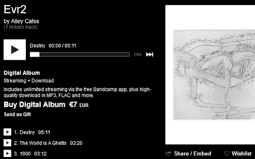 Hidden Bandcamp Tracks from Chrome web store to be run with OffiDocs Chromium online Hidden Bandcamp Tracks from Chrome web store to be run with OffiDocs Chromium online
