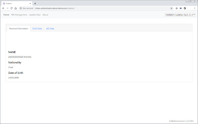 IDEMIA Smartcard Web Connector from Chrome web store to be run with OffiDocs Chromium online IDEMIA Smartcard Web Connector from Chrome web store to be run with OffiDocs Chromium online