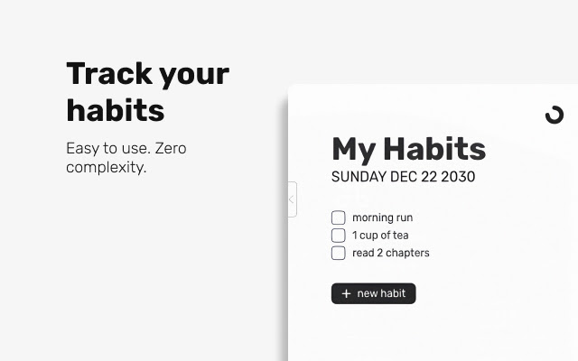 iHabit from Chrome web store to be run with OffiDocs Chromium online iHabit from Chrome web store to be run with OffiDocs Chromium online