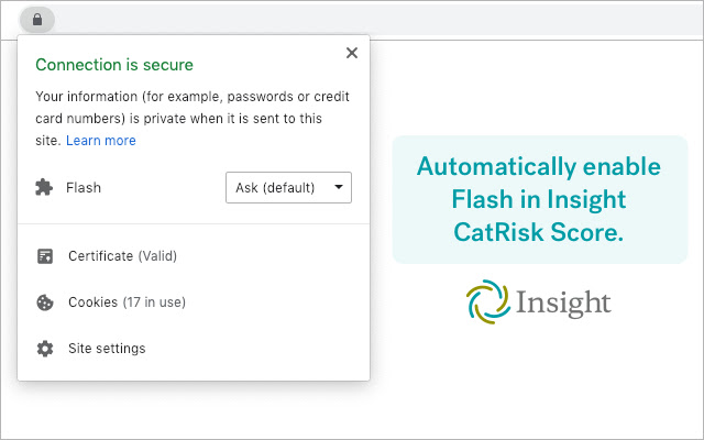Insight Flash Enabler from Chrome web store to be run with OffiDocs Chromium online Insight Flash Enabler from Chrome web store to be run with OffiDocs Chromium online