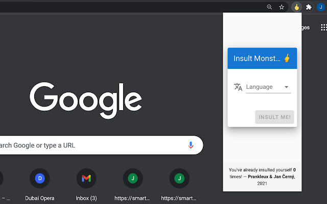 Insult Monster from Chrome web store to be run with OffiDocs Chromium online Insult Monster from Chrome web store to be run with OffiDocs Chromium online