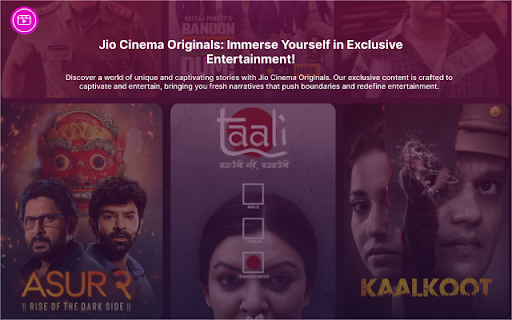 Jio Cinema Watch Party from Chrome web store to be run with OffiDocs Chromium online Jio Cinema Watch Party from Chrome web store to be run with OffiDocs Chromium online
