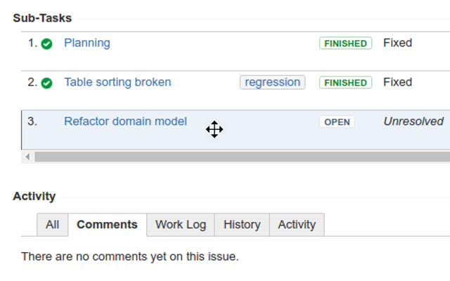 JIRA 7 sub task drag and drop from Chrome web store to be run with OffiDocs Chromium online JIRA 7 sub task drag and drop from Chrome web store to be run with OffiDocs Chromium online