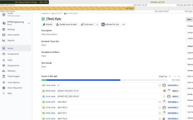 Jira Epic Management from Chrome web store to be run with OffiDocs Chromium online Jira Epic Management from Chrome web store to be run with OffiDocs Chromium online