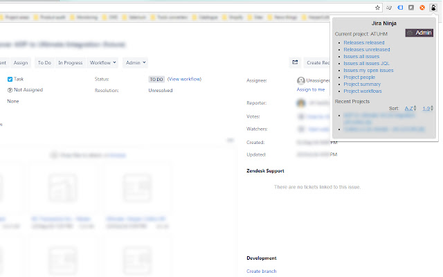 Jira Ninja: reducing your Jira click rate from Chrome web store to be run with OffiDocs Chromium online Jira Ninja: reducing your Jira click rate from Chrome web store to be run with OffiDocs Chromium online