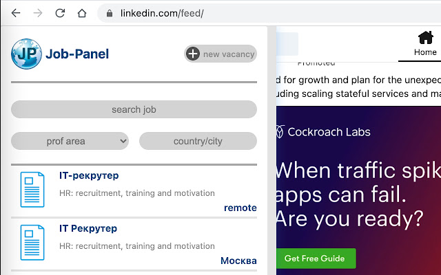 Job Panel from Chrome web store to be run with OffiDocs Chromium online Job Panel from Chrome web store to be run with OffiDocs Chromium online