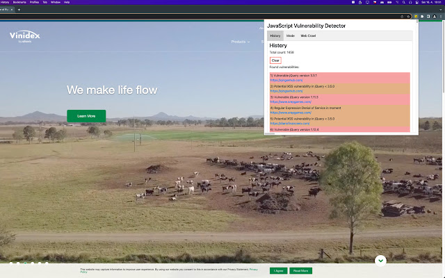 JS Vulnerability Detector from Chrome web store to be run with OffiDocs Chromium online JS Vulnerability Detector from Chrome web store to be run with OffiDocs Chromium online