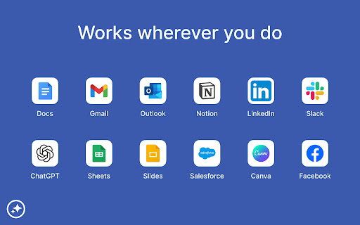 Justdone: GPT 4o AI Writing Assistant Grammar Checker from Chrome web store to be run with OffiDocs Chromium online Justdone: GPT 4o AI Writing Assistant Grammar Checker from Chrome web store to be run with OffiDocs Chromium online