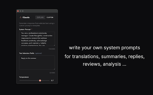 Klaude from Chrome web store to be run with OffiDocs Chromium online Klaude from Chrome web store to be run with OffiDocs Chromium online