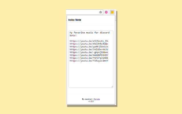 koko Note from Chrome web store to be run with OffiDocs Chromium online koko Note from Chrome web store to be run with OffiDocs Chromium online