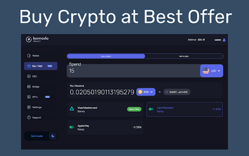 Komodo Wallet from Chrome web store to be run with OffiDocs Chromium online Komodo Wallet from Chrome web store to be run with OffiDocs Chromium online