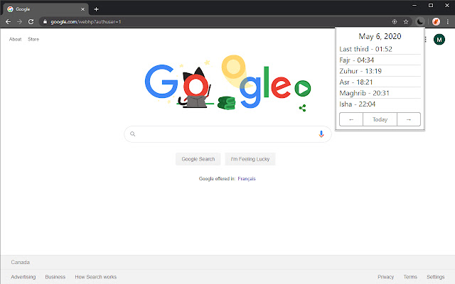 Last third Prayer times from Chrome web store to be run with OffiDocs Chromium online Last third Prayer times from Chrome web store to be run with OffiDocs Chromium online