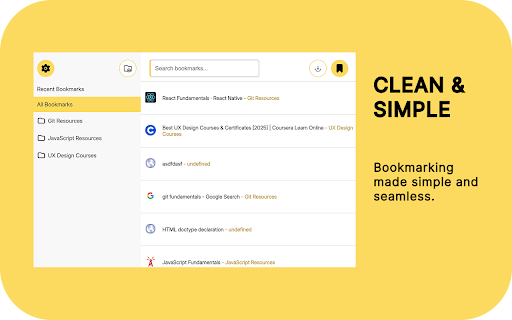 Lazymark – Smart Bookmark Saver from Chrome web store to be run with OffiDocs Chromium online Lazymark – Smart Bookmark Saver from Chrome web store to be run with OffiDocs Chromium online