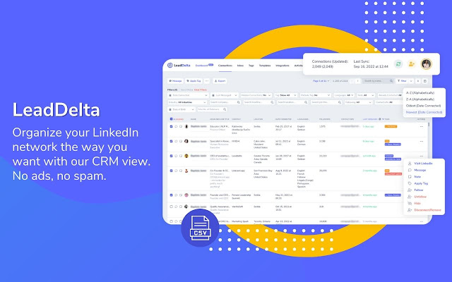 LeadDelta Network Manager for LinkedIn from Chrome web store to be run with OffiDocs Chromium online LeadDelta Network Manager for LinkedIn from Chrome web store to be run with OffiDocs Chromium online