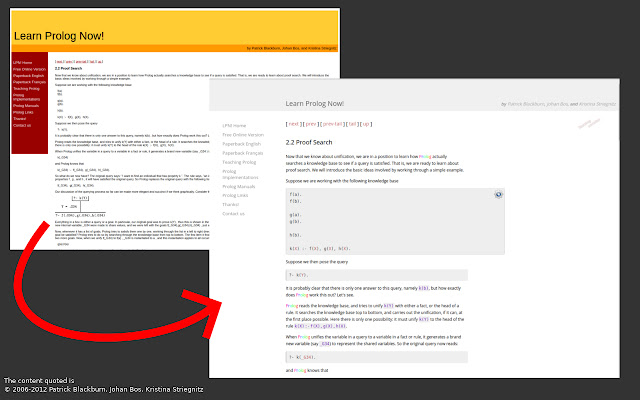Learn Prolog Now! Enhanced from Chrome web store to be run with OffiDocs Chromium online Learn Prolog Now! Enhanced from Chrome web store to be run with OffiDocs Chromium online