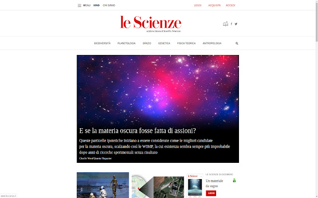 Le Scienze from Chrome web store to be run with OffiDocs Chromium online Le Scienze from Chrome web store to be run with OffiDocs Chromium online