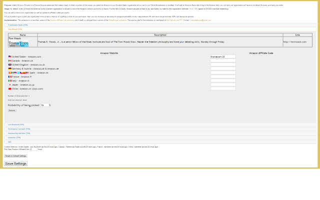 Liberty Amazon Donator from Chrome web store to be run with OffiDocs Chromium online Liberty Amazon Donator from Chrome web store to be run with OffiDocs Chromium online