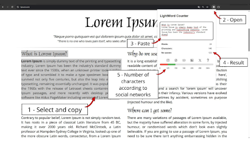 LightWord Counter from Chrome web store to be run with OffiDocs Chromium online LightWord Counter from Chrome web store to be run with OffiDocs Chromium online
