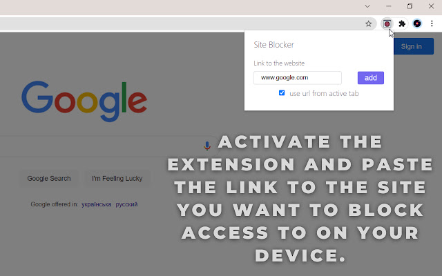 Limo Site Blocker from Chrome web store to be run with OffiDocs Chromium online Limo Site Blocker from Chrome web store to be run with OffiDocs Chromium online