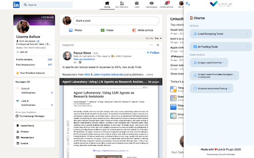 Link AI Chrome Plugin www.linkdotai.com from Chrome web store to be run with OffiDocs Chromium online Link AI Chrome Plugin www.linkdotai.com from Chrome web store to be run with OffiDocs Chromium online