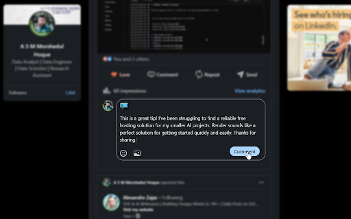 LinkedGage from Chrome web store to be run with OffiDocs Chromium online LinkedGage from Chrome web store to be run with OffiDocs Chromium online