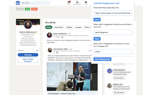 LinkedIn Engagement Lists by Allbound.Agency from Chrome web store to be run with OffiDocs Chromium online LinkedIn Engagement Lists by Allbound.Agency from Chrome web store to be run with OffiDocs Chromium online