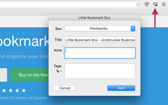 Little Bookmark Box Modify and Add from Chrome web store to be run with OffiDocs Chromium online Little Bookmark Box Modify and Add from Chrome web store to be run with OffiDocs Chromium online