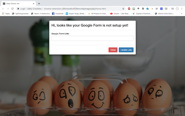 Logit Daily Checkins from Chrome web store to be run with OffiDocs Chromium online Logit Daily Checkins from Chrome web store to be run with OffiDocs Chromium online