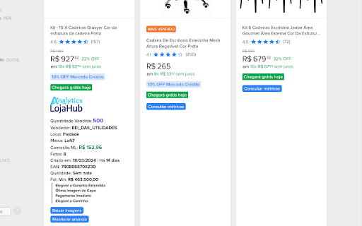Lojahub Analytics from Chrome web store to be run with OffiDocs Chromium online Lojahub Analytics from Chrome web store to be run with OffiDocs Chromium online