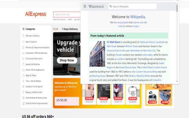 Lookup for Wikipedia from Chrome web store to be run with OffiDocs Chromium online Lookup for Wikipedia from Chrome web store to be run with OffiDocs Chromium online