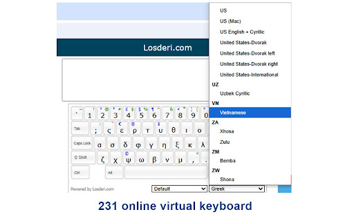 Losderi Virtual Keyboard Online from Chrome web store to be run with OffiDocs Chromium online Losderi Virtual Keyboard Online from Chrome web store to be run with OffiDocs Chromium online
