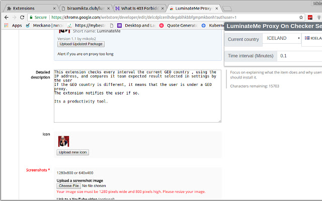 LuminateMe Proxy On Alerter from Chrome web store to be run with OffiDocs Chromium online LuminateMe Proxy On Alerter from Chrome web store to be run with OffiDocs Chromium online