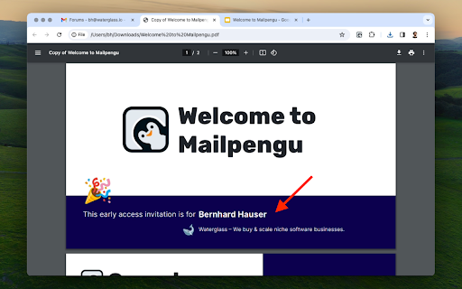 Mailpengu from Chrome web store to be run with OffiDocs Chromium online Mailpengu from Chrome web store to be run with OffiDocs Chromium online